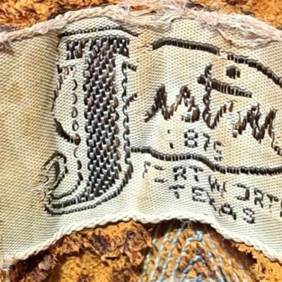 Vtg Justin 9302 Sea Turtle print Boots White Label Pre-Ban Black Western Cowboy - Picture 9 of 16